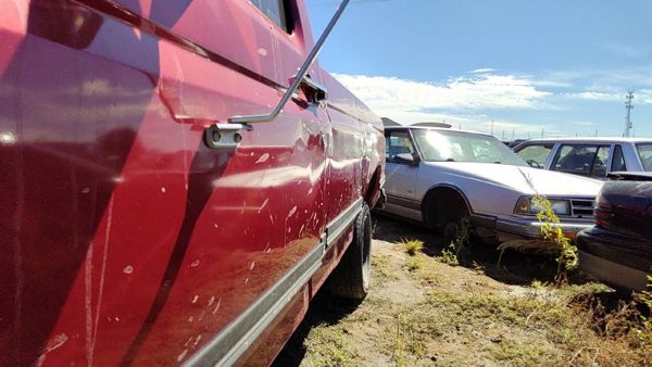 1991 Ford F150 Front Door LH Maroon — photo 5