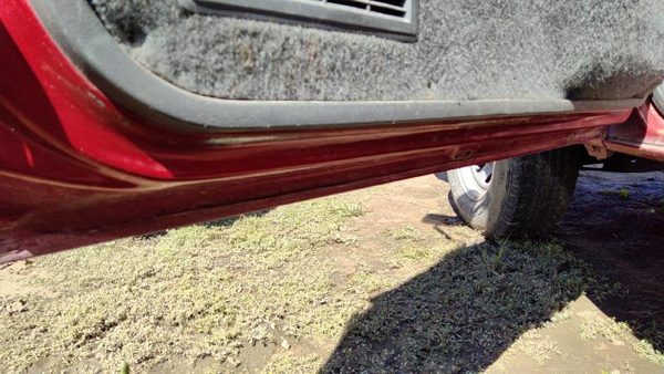 1991 Ford F150 Front Door LH Maroon — photo 6