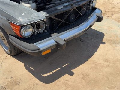 1974-1980 Mercedes 450Sl 107 Front Bumper With Brackets Assembly Oem 1078850074