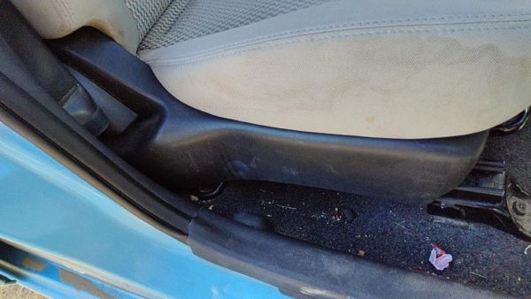 2014-2017 Nissan Versa Note Passenger Right Side Seat Trim Panel Oem Charcoal G — photo 3