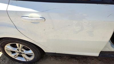 2014 Ford Focus Rear Door RH White Yz