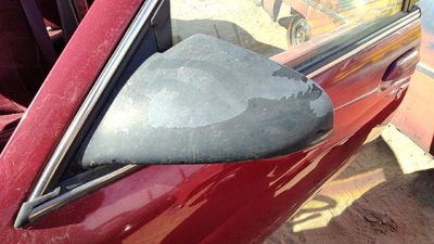 1995-2001 Chevy Lumina Driver Left Power Side Mirror Door Mounted Oem Red