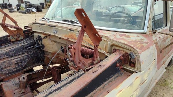 1967-1972 Ford F100 Driver Left Hood Hinge Assembly Oem Brown C7tz16797e — photo 5