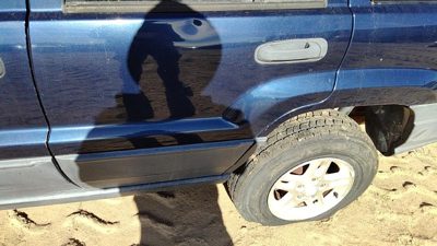 2004 Jeep Grand Cherokee Rear Door LH Blue PB8