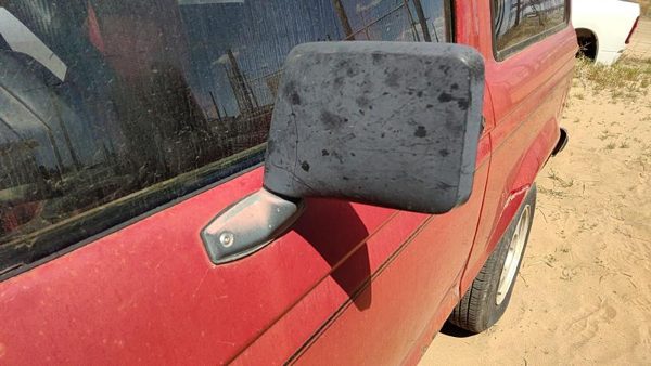 1984-1990 Ford Bronco 2 Driver Left Manual Side Mirror Door Mounted Oem Red — photo 2