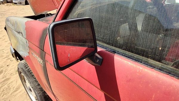 1984-1990 Ford Bronco 2 Driver Left Manual Side Mirror Door Mounted Oem Red — photo 3