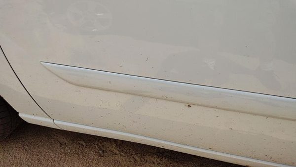00-07 Focus Station Wagon Driver Left Front Moulding From Door Trim Strip White — photo 6