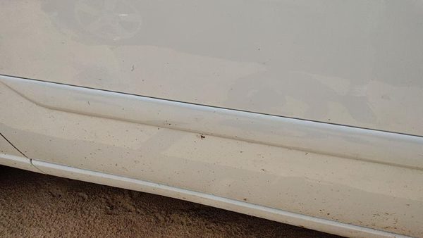 00-07 Focus Station Wagon Driver Left Front Moulding From Door Trim Strip White — photo 5