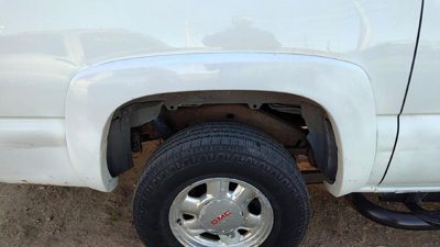 2001-2006 Chevy Suburban Passenger Right Rear Wheel Flare Moulding Oem Back