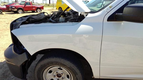 2016 LH Dodge Ram 1500 Driver Left Front Fender OEM White PW7 Light Hail Lower — photo 2