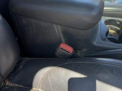 00-04 Grand Cherokee Passenger Right Front Seat Belt Buckle Receiver Gray Dlaz