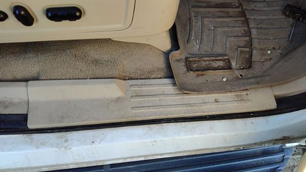 07-14 Lincoln Navigator Passenger Right Lower Sill Step Moulding Trim Panel Tan — photo 2