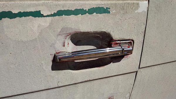 1971 Chevy Van G20 Driver Left Front Outside Door Handle Oem — photo 1
