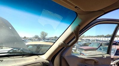 97-02 Expedition Passenger Right A Pillar Trim Windshield Post Panel Oem Tan Fh