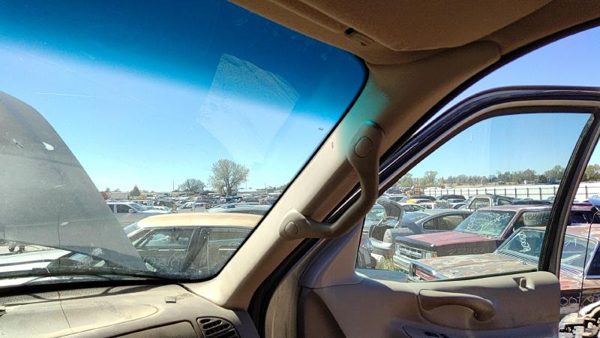 97-02 Expedition Passenger Right A Pillar Trim Windshield Post Panel Oem Tan Fh — photo 2