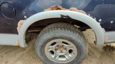 1997-2004 Ford F150 Driver Left Rear Wheel Flare Moulding Oem Back F65z16039aae