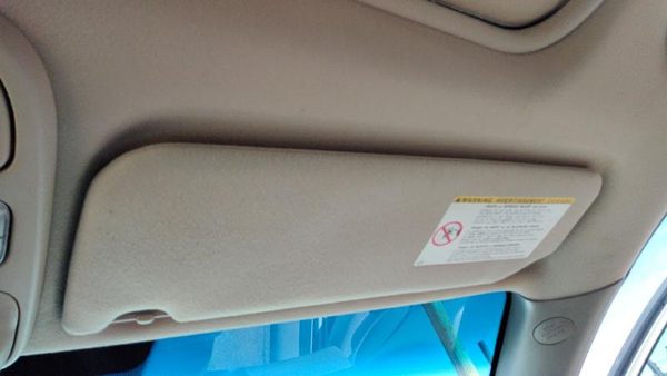 2004 Toyota Sienna Passenger Right Sun Visor Oem Fawn 41 7431008090A0 — photo 1