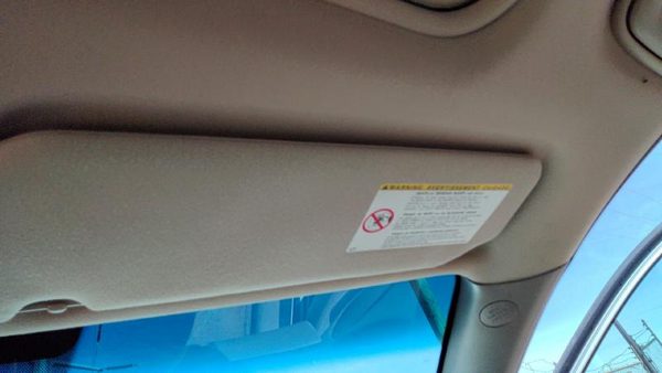 2004 Toyota Sienna Passenger Right Sun Visor Oem Fawn 41 7431008090A0 — photo 2