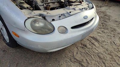 1996-1997 Ford Taurus Front Bumper Cover Assembly Oem Silver Ts F6dz17d957a