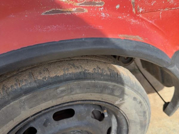1988 Toyota Fx Passenger Right Front Wheel Flare Moulding Oem Fender Red — photo 4