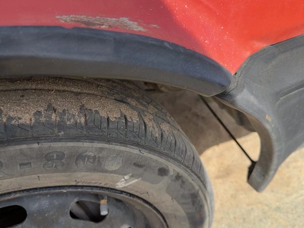 1988 Toyota Fx Passenger Right Front Wheel Flare Moulding Oem Fender Red — photo 3