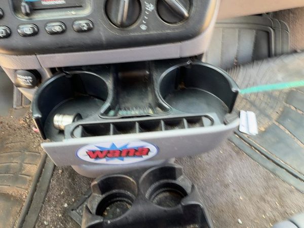 96-00 Town & Country Slide Out Dash Mounted Cup Holder Assembly Oem Taupe All5 — photo 2