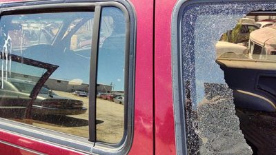1991-1997 Ford Explorer Driver Left Rear Vent Window Back Door Glass With Frame