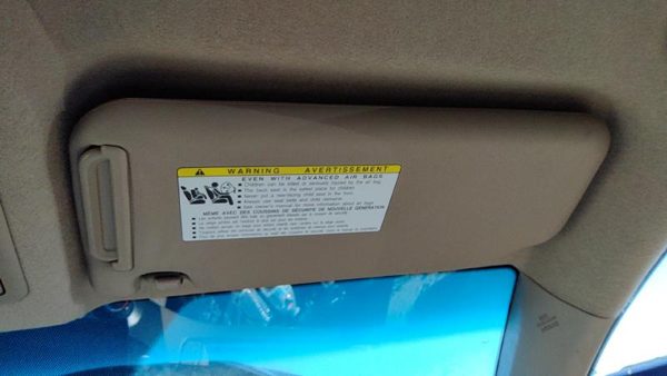 2010-2014 Toyota Rav-4 40 Passenger Right Sun Visor Oem Sand Beige 7431042452b2 — photo 1