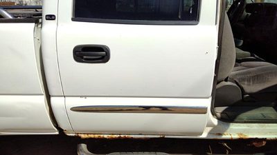 2005 GMC Sierra Rear Door RH White 50U
