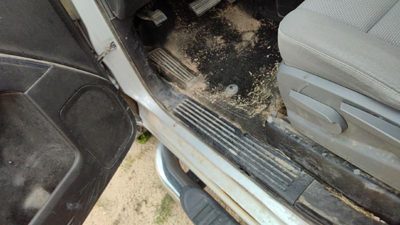 2014-2018 Silverado 1500 Driver Left Lower Kick Trim Panel Oem H2r Gray