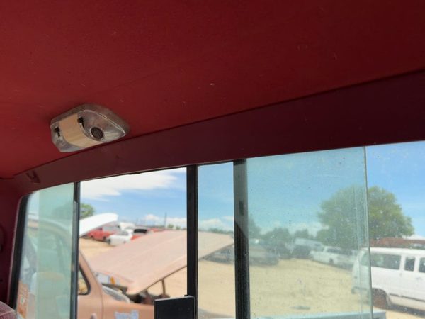 1987-1991 Ford F150 Pickup Standard Cab Back Glass Upper Plastic Trim Red — photo 7
