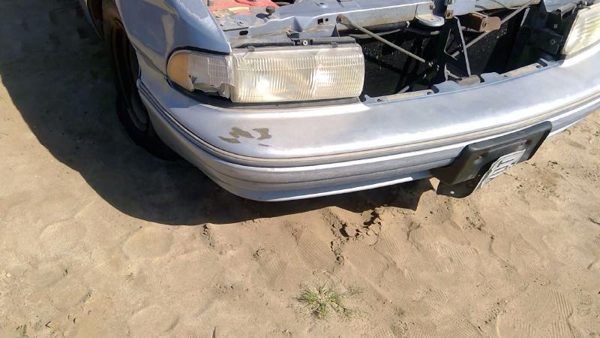 1991-1996 Chevy Caprice Front Bumper Cover Assembly Oem Blue Torn 10214403 — photo 8