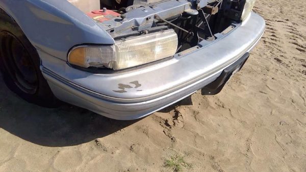 1991-1996 Chevy Caprice Front Bumper Cover Assembly Oem Blue Torn 10214403 — photo 9