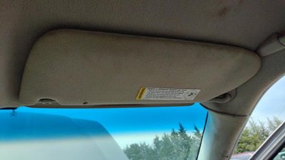 1998-1999 Cadillac Deville Passenger Right Sun Visor Oem 152 Neutral