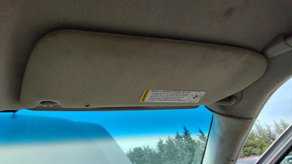 1998-1999 Cadillac Deville Passenger Right Sun Visor Oem 152 Neutral — photo 1