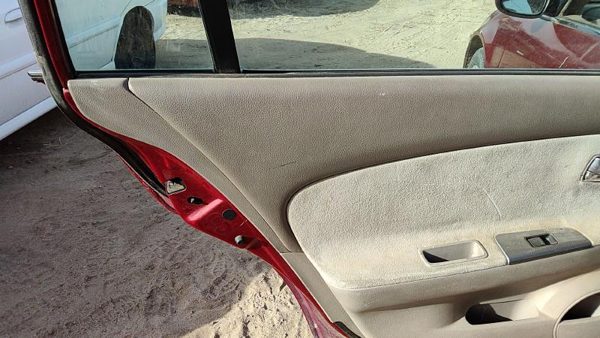 05-06 Nissan Altima Driver Left Rear Door Trim Panel With Switches Back Blond C — photo 2
