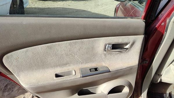 05-06 Nissan Altima Driver Left Rear Door Trim Panel With Switches Back Blond C — photo 5