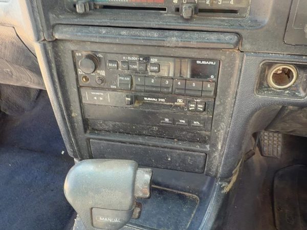 1992-1994 Subaru Legacy Rhd Trim Bezel Around Radio Surround Dash Panel Oem Gray — photo 1
