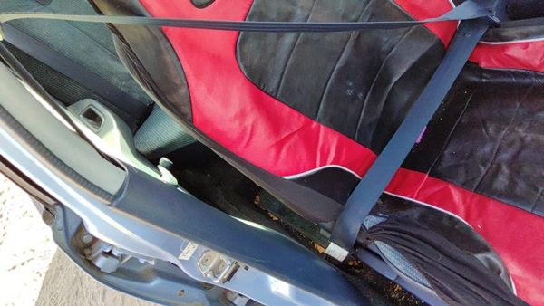 88-89 Honda Civic Passenger Right Front Seat Belt Retractor Shoulder Blue Sedan — photo 4