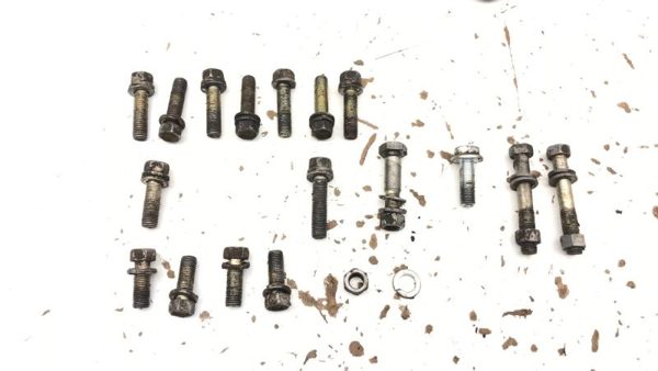 86 Isuzu Pup 2.3L 5 Speed Transmission Bell Housing Spacer Plate Bolts Brackets — photo 2