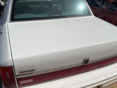 1994 Lincoln Town Car Trunk/decklid/hatch/tailgate White Wt