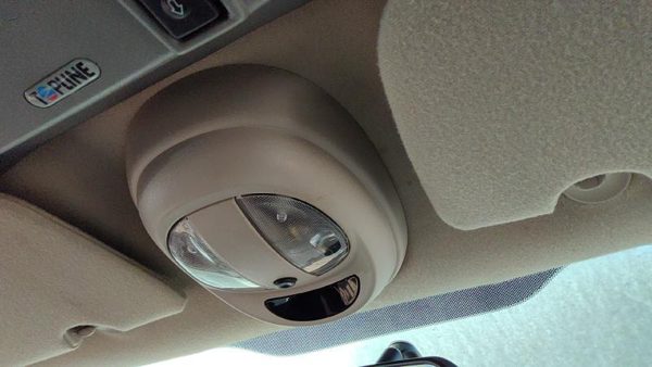 02 Pt Cruiser Center Overhead Console Dome Light Map Lamp Cubby Fl Taupe — photo 3