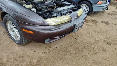 1996-1999 Saturn Sl2 Front Bumper Cover Assembly Oem Gray 21110424