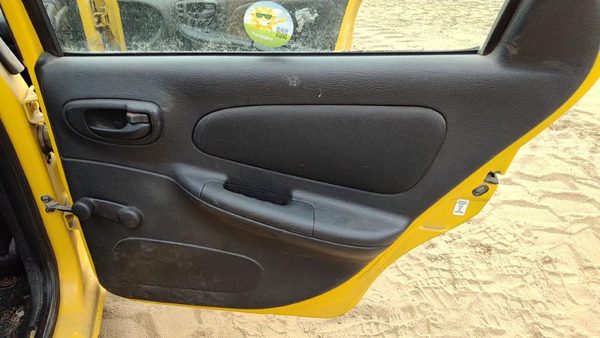 04-05 Dodge Neon Passenger Right Rear Door Trim Panel With Switches Back Gray — photo 1