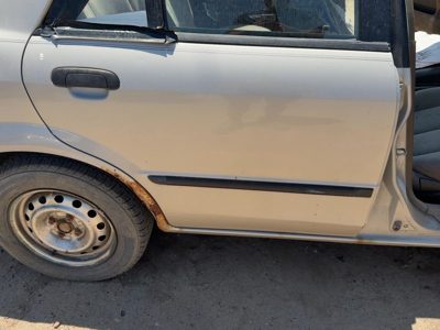 2000 Mazda Protege Rear Door RH Champagne Silver 4F