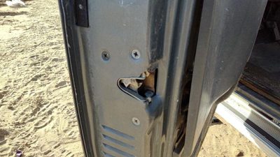 80-91 F250 Pickup Driver Left Front Door Latch With Rods/Cables Oem