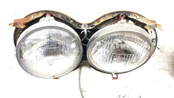 1958 Chevy 300 Driver Left Passenger Right Headlight Assembly Set Oem Bucket — photo 6