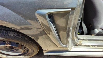 99-04 Mustang Passenger Right Rear Moulding On Quarter Panel Oem Shadow Gray Cx