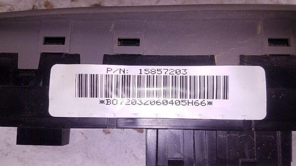 2006 Buick Rainier Passenger Rf Door Window Switch 2006-2009 Oem 15857203 — photo 3