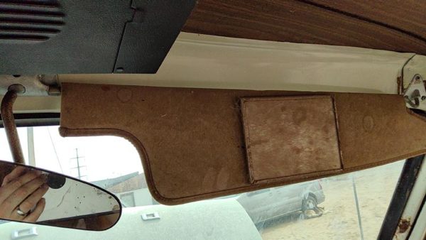 1974 Dodge Van B200 Passenger Right Sun Visor Oem — photo 5